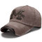 High Quality Washed Cotton Baseball Cap Outdoor Sunshade Adjustable Good Cap For Men - Coffee