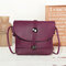 Women Retro Rivet Flap 5.5inch Phone Bag Shoulder Bags Crossbody Bags - Purple