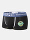 Mesh Breathable Boxer Briefs Elastic Pouch Underwear - Black
