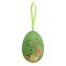 6 Pcs Assorted Colors Easter Painted Eggshells Decoration Handmade Paint Hanging Eggs - 5*7cm