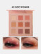 9 Colors Sunflower Matte Eyeshadow Palette Waterproof Nude Pigmented Shining Eye Makeup - #02