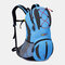 Nylon Cycling Sporty Multi-function Backpack For Women Men - Blue