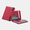 RFID Travel Multifunctional Travel Cover Case Card Slots Passport Storage Bag Wallet - Red