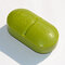 Caja de pastillas de chicle de 6 pastillas, color caramelo, mate, portátil, de una semana, pequeña - Verde