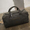 40L Big Capacity Travel Crossbody Bag Outdoor Dual-use Canvas Handbag For Men - Black