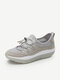 Rocker Sole Breathable Trainers For Women - Gray