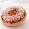 40cm Colourful Creative 3D Plush Donut Throw Pillow Sofa Car Office Cushion Valentines Gift - D
