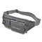 Men And Women Water Resistant Outdoor Fanny Bags Multi-function Chest Bags - Gray