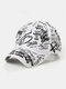 Men & Women Cotton Graffiti Pattern Hip-hop Style Fashion Personality Couple Hat Baseball Hat - #16