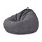 Lazy Sofas Cover Chairs Linen Cloth Lounger Seat Bean Bag Pouf Puff Couch Tatami Living Room - #6