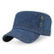 Mens Women Summer Breathable Cowboy Baseball Caps Outdoor Sunscreen Visor Flat Top Hat - #03