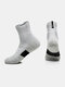 Men Cotton Non-slip Quick-drying Socks Breathable Sweat-absorbent Sports Socks - Grey