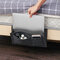 Hanging Bag Bedside Storage Organizer Bed Felt Pocket Sofa Armrest Phone Holder - Dark Gray
