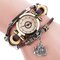 Vintage Bracelet Quartz Watch Individual Rhinestone Dial Watch Leather Watch For Women - 06