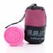 Microfiber Soft Sport Absorbent Sweat Wash Towels Car Auto Care Screen Window Cleaning Cloth - Dark Pink