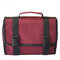 Travel Wash Bag 300D Cationic Folding Travel Storage Hanging Bag Travel Storage Bag - Wine Red