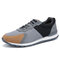 Men Mesh Splicing Breathable Sport Casual Forrest Shoes - Grey