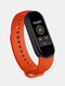 5 couleurs cadran ovale couleur écran étape surveillance étanche sport multifonction numérique montres intelligentes - rouge