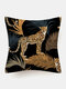 1 PC Linen Leopard Decoration In Bedroom Living Room Sofa Cushion Cover Throw Pillow Cover Pillowcase - #01