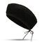 Women Winter Warm Wool Beret Hat Vintage Woolen Casual Painter Hat Outdoor Windproof Hat - Black
