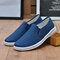 Men's Shoes Casual Sports Old Beijing Cloth Shoes Fashion Lightweight Sports Shoes Men - Blue