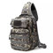 Canvas Camouflage Outdoor Travel Sling Bag Large Capacity Tactical Chest bag Crossbody Bag - #03