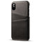Phone Case For iPhone PU Leather Card Holder Wallet  - Black