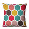 Water Ripple Geometric Color Wave Pillow Cover Linen Pillow Cushion Cover - #2