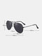 Men Alloy Full Frame Double Bridge Toad Glasses Polarized UV 400 All-match Retro Sunglasses - 02