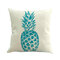 Tropical Fruit Painted Pineapple Cotton Linen Pillowcase Square Decorative Cushion Cover - #2
