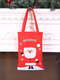 Women Cute Christmas Santa Claus Elk Pattern Decoration Candy Snack Bag Handbag - #01