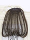 Mini Bangs Air Bangs Hair Extensions No-Trace Bangs Wig Piece - AP330 Brown Black