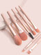 7 Pcs Mini Makeup Brushes Set Portable Eye Shadow Loose Powder Brush Beauty Tools - #01