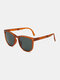 Men Retro Fashion Outdoor UV Protection Oval-shaped Sunglasses - #06