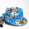 समुद्र तट पैटर्न कपड़ा बाल्टी टोपी पुरुषों की समुद्र तट छुट्टी Sunshade आकस्मिक टोपी - # 03
