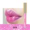 Glitter Lip Gloss Jelly Pink Lips Pigment Mineral Liquid Lip Stick Gold Shimmer Long Lasting - 04