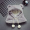 Baby Kids Warm Winter Hats Cute Thick Earflap Hood Hat Scarves For 3Y-12Y - Grey