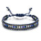 10 Colors Bohemian Crystal Beaded Bracelet Multilayer Rope Telescopic Adjust Women Bracelet - 09