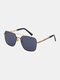 पुरुष रेट्रो फैशन फ्रैमलेस UV सुरक्षा ग्रीष्मकालीन आउटडोर धूप का चश्मा - #03