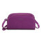 Women PU Leather Solid 8 Card Slot Card Bag Multi-slot Phone Bags Leisure Crossbody Bags - Purple