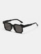 Men And Woman Casual Fashion Outdoor UV Protection Square Small Frame Sunglasses - Gray