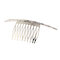 Fashion Hairpin Accessories Bump Surface Decorative Silver Gold Hair Pins Sweet Jewelry for Women - Silver
