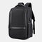 Anti-theft Backpack With USB Charging Port Casual Travel Bag For Men - Black