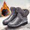 Bling Round Toe Comfort Warm Winter Snow Boots - Silver