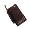 10 Card Slots Wallet Pu Clutch Card Holder Big Capacity Coin Bag Phone Bag For Men - Dark Coffee