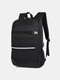 Men USB Charging Camouflage Large Capacity Skateboard Bag Anti-theft Backpack - Black
