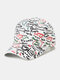 Men & Women Cotton Graffiti Pattern Hip-hop Style Fashion Personality Couple Hat Baseball Hat - #04
