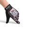 Mens Sunscreen Breathable Full Finger Touch Screen Non-slip Gloves Outdoor Sports Riding Gloves - Gray