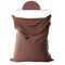 120x150cm Latest Solid Color Cotton Soft Bean Bags Sofa Lounger Cover Washable Without Filler - Brown