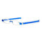 New Folding 360 Rotating Reading Glasses Unisex Pen Type Optical Glasses Eye Health Care - Blue